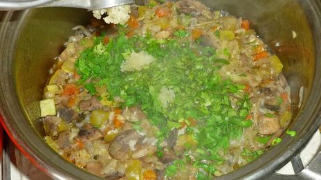 овощное рагу с грибами