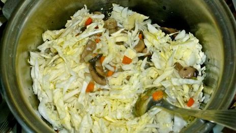 овощное рагу с грибами