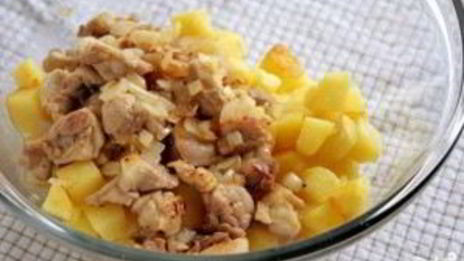 овощное рагу с курицей