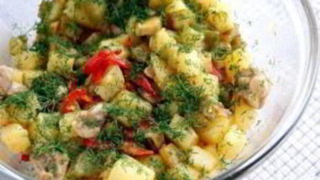 овощное рагу с курицей