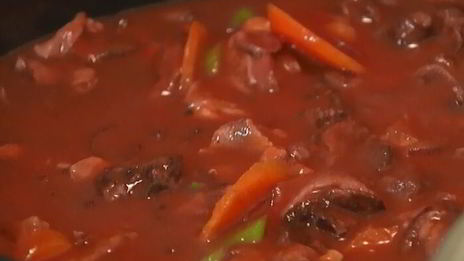 паста с рагу из дичи