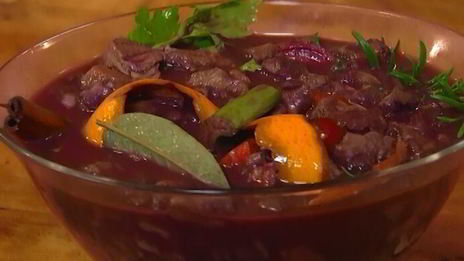 паста с рагу из дичи