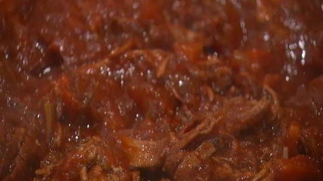 паста с рагу из утки