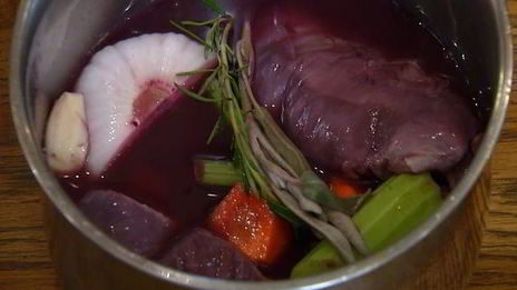 паста с рагу из утки