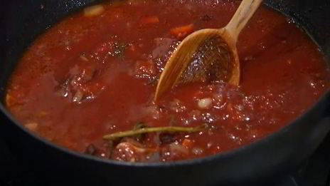 паста с рагу из утки