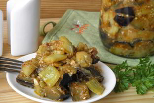 Рагу из баклажанов на зиму