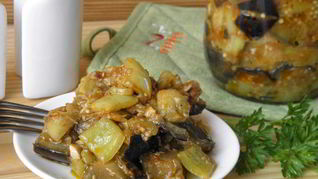 Рагу из баклажанов на зиму