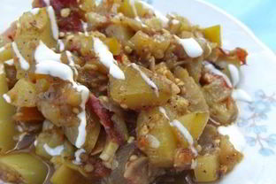 Рагу из баклажанов в мультиварке