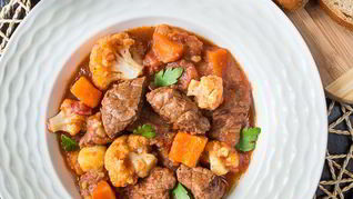 Рагу из говядины с цветной капустой