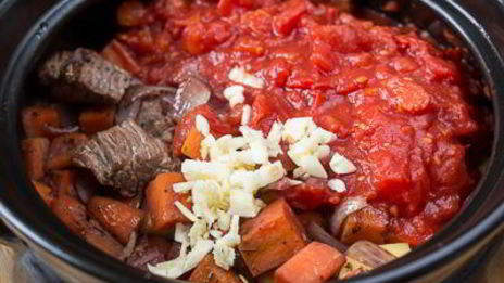 рагу из говядины с цветной капустой