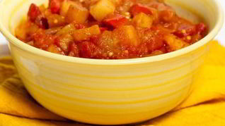 Рагу из картофеля, кабачков и томатов