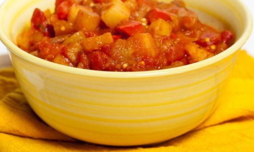 Рецепт рагу из картофеля, кабачков и томатов