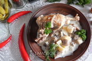 Рагу из кролика с картофелем