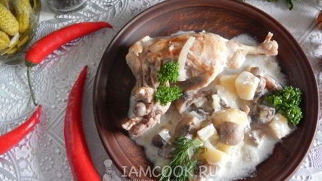 рагу из кролика с картофелем