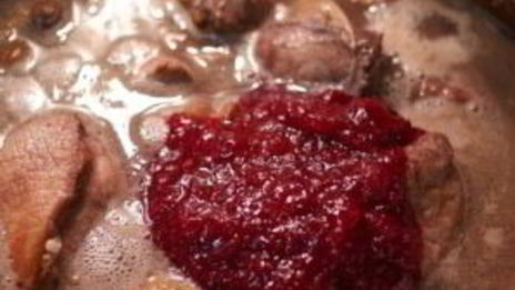 рагу из оленины