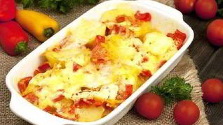 Рагу из овощей и сыра