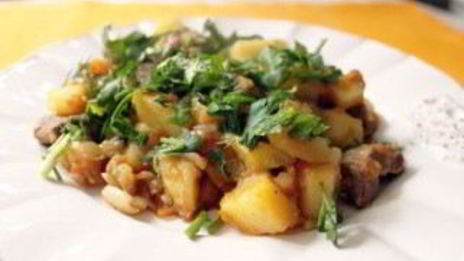 рагу с бараниной и картошкой