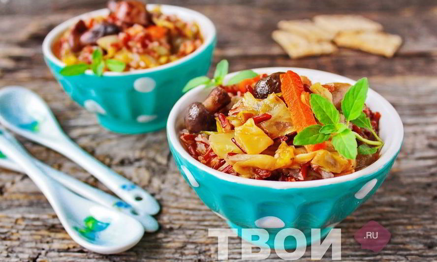 Рецепт рагу с капустой