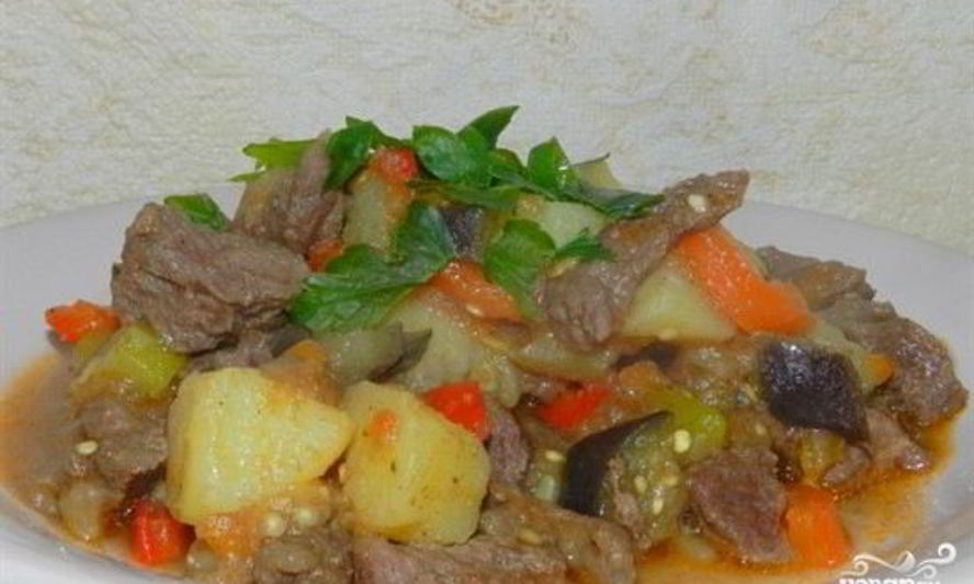 Рецепт рагу в мультиварке с мясом