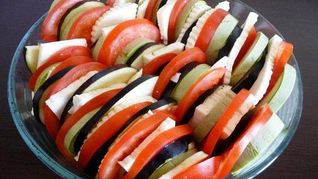 Классический рататуй с брынзой