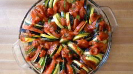 рататуй с моцареллой