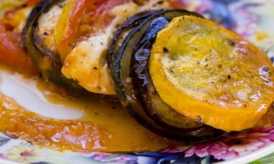 Рецепт рататуя с сыром