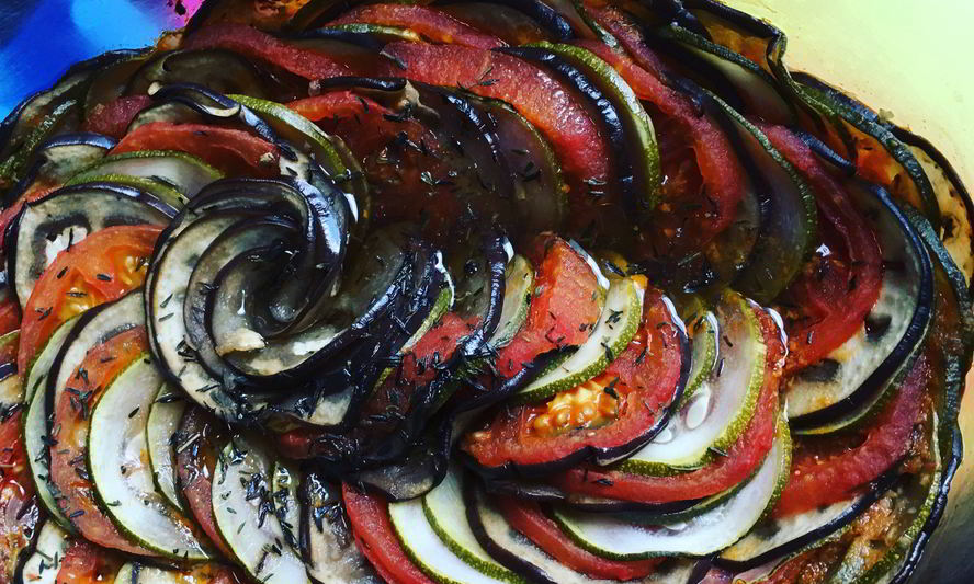 Рецепт рататуя с тимьяном