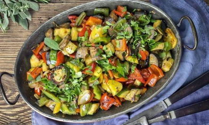 Рецепт рататуя с травами