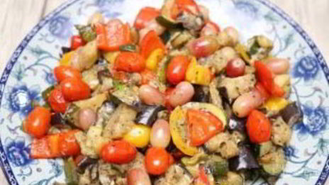 рататуй с виноградом