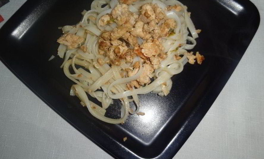 Рецепт рисовой лапши с мясом