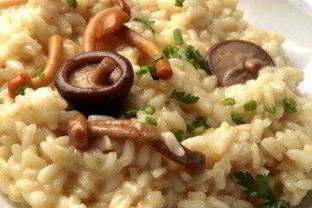 Итальянское ризотто с лесными грибами