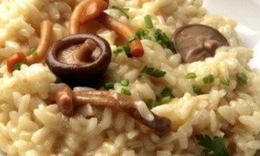 Рецепт итальянского ризотто с лесными грибами