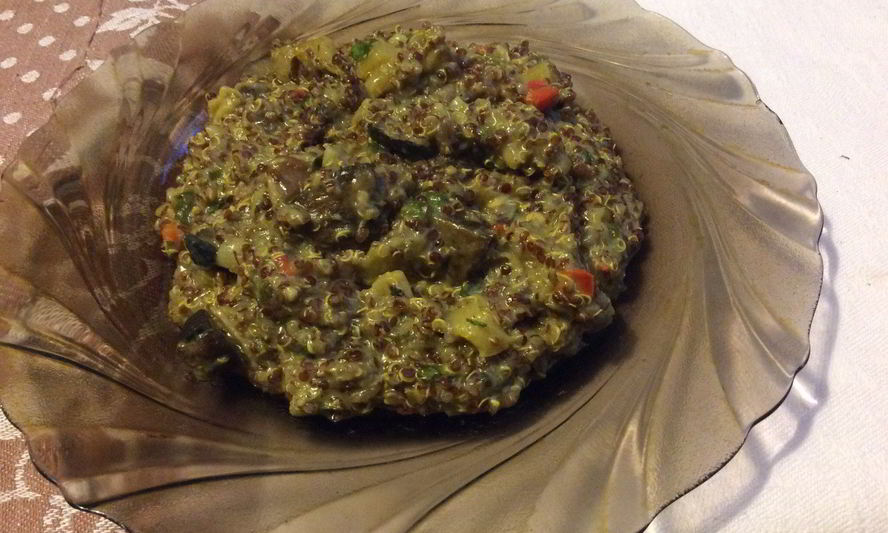 Рецепт ризотто из киноа с лесными грибами