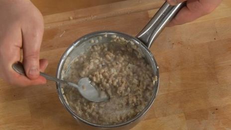 ризотто из перловки с индейкой