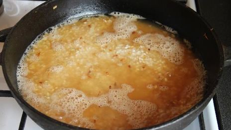 ризотто с белыми грибами и петрушкой