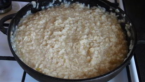 ризотто с белыми грибами и петрушкой