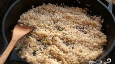 ризотто с белыми грибами