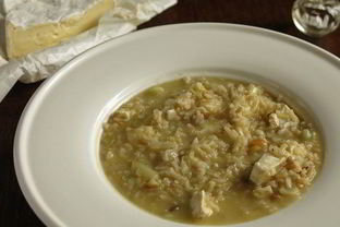 Ризотто с бурым рисом и камамбером