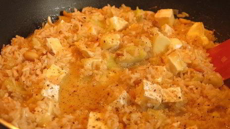 ризотто с бурым рисом и камамбером