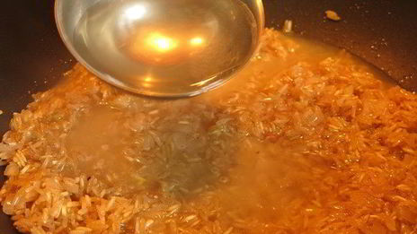 ризотто с бурым рисом и камамбером