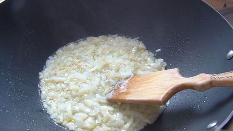 ризотто с горошком с мидиями