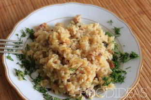 Ризотто с грибами в мультиварке