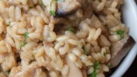 ризотто с грибами