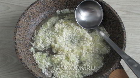 ризотто с кальмарами