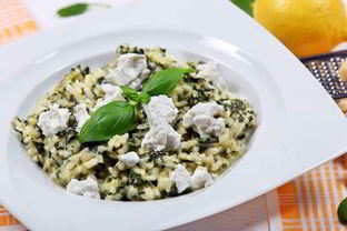 Ризотто с козьим сыром