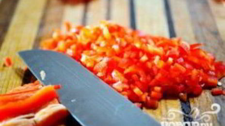 ризотто с красным перцем