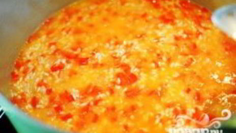 ризотто с красным перцем