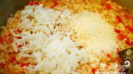 ризотто с красным перцем