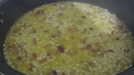 ризотто с креветками