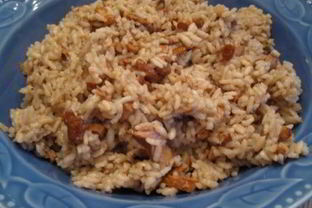 Ризотто с лисичками и сыром